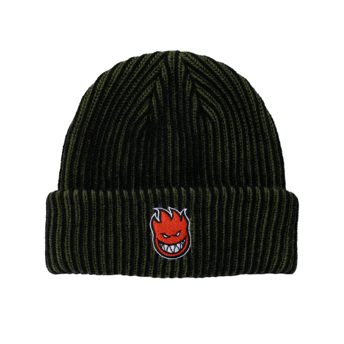 Spitfire Big Head Fill Cuff Beanie (Olive)