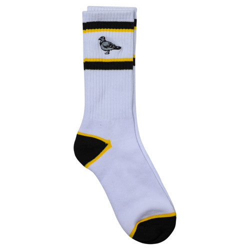 ANTI HERO Sock Basic Pigeon White/Black/Yellow