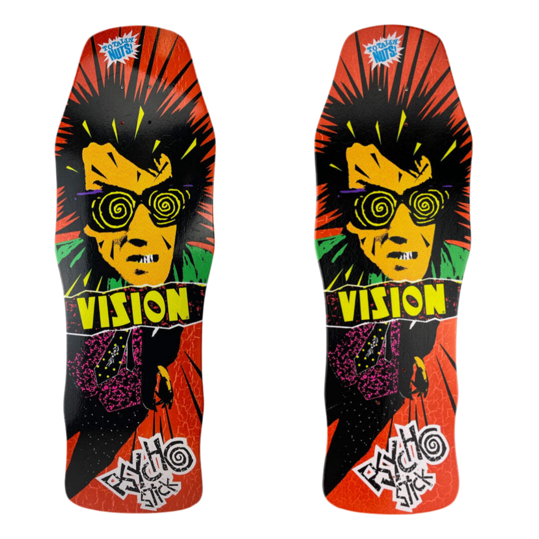 VISION Dipped Crackle Psycho Stick Deck