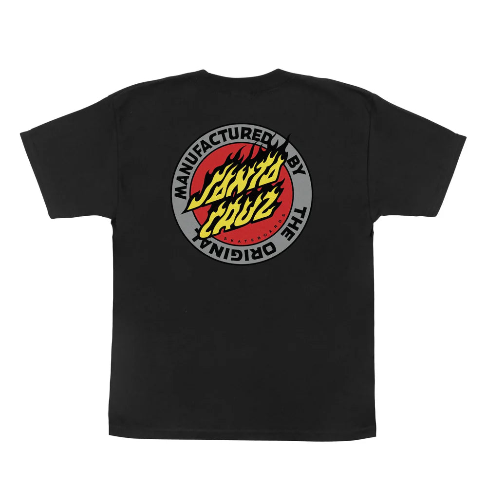 SANTA CRUZ Flamed MFG S/S Tee (Youth)