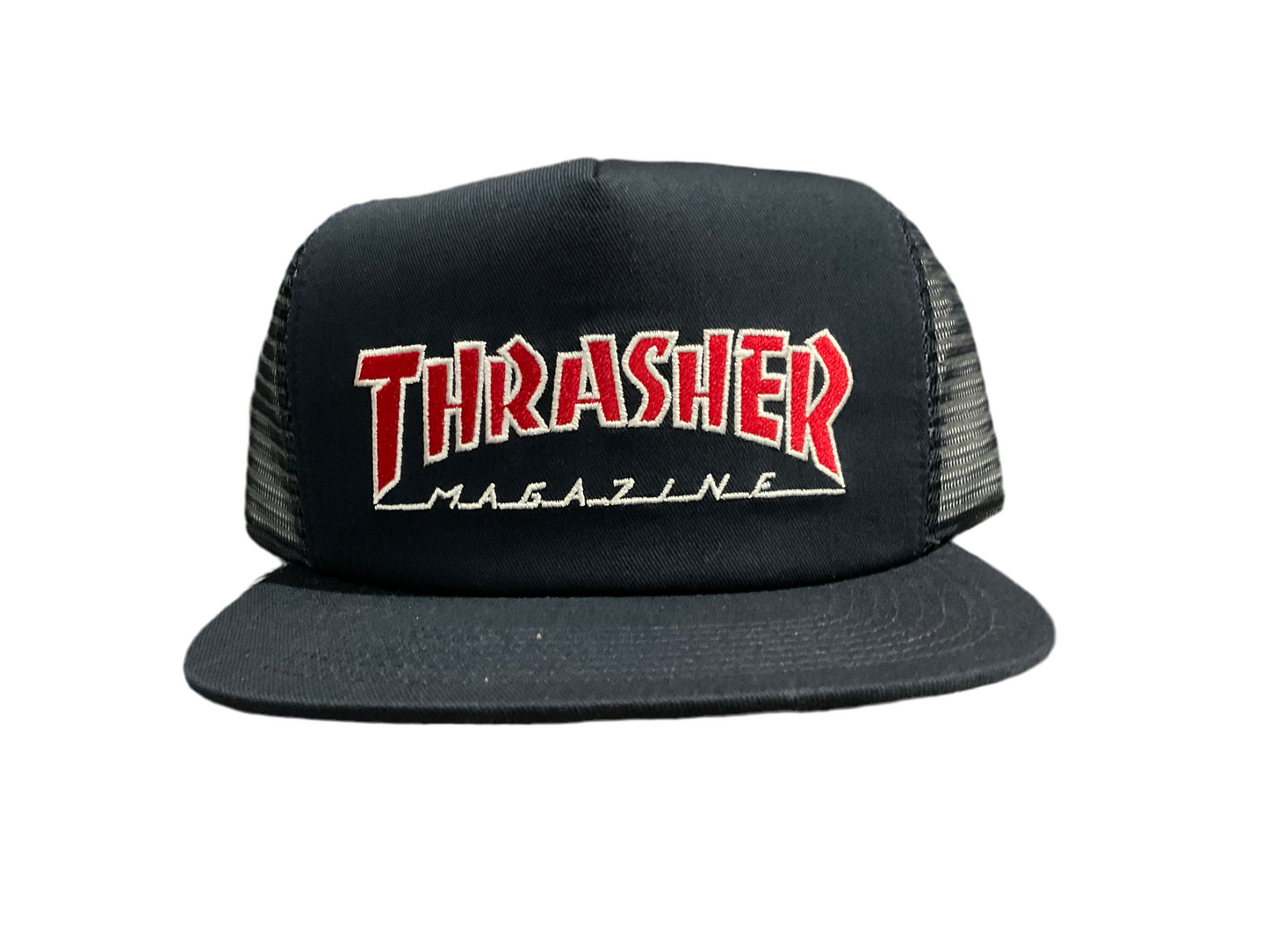 Thrasher Embroidered Outlined Mesh Cap