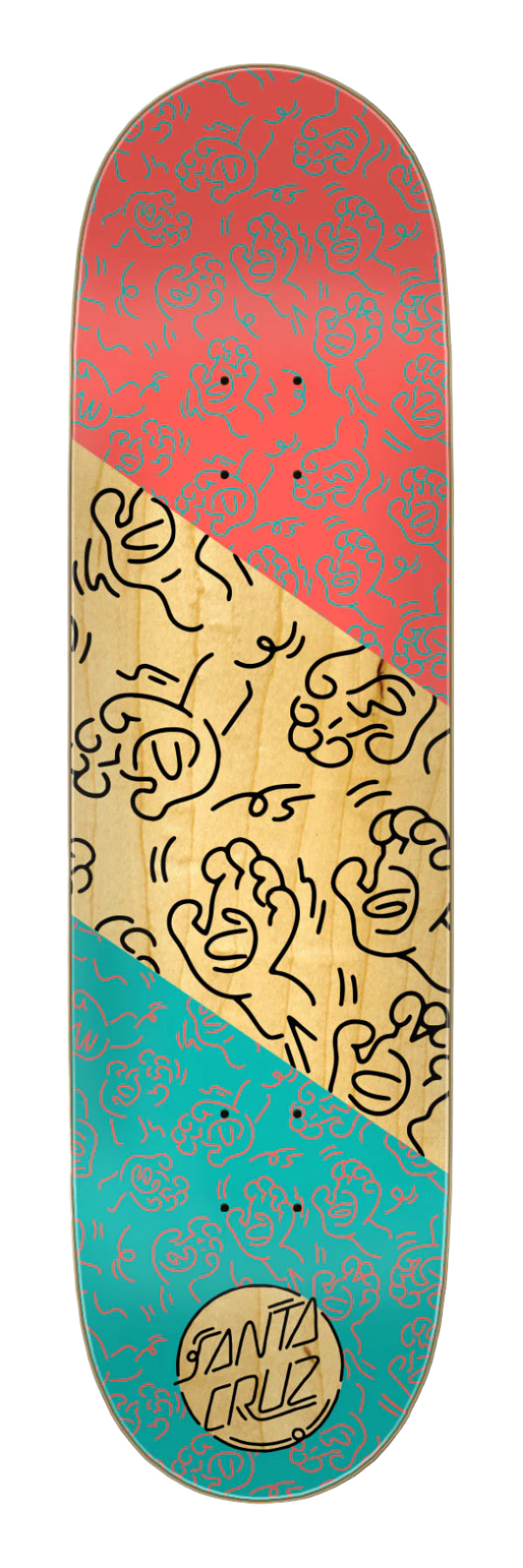 SANTA CRUZ Contour Hand Deck