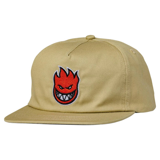 SPITFIRE Big Head Hat Snap Back Tan/Red