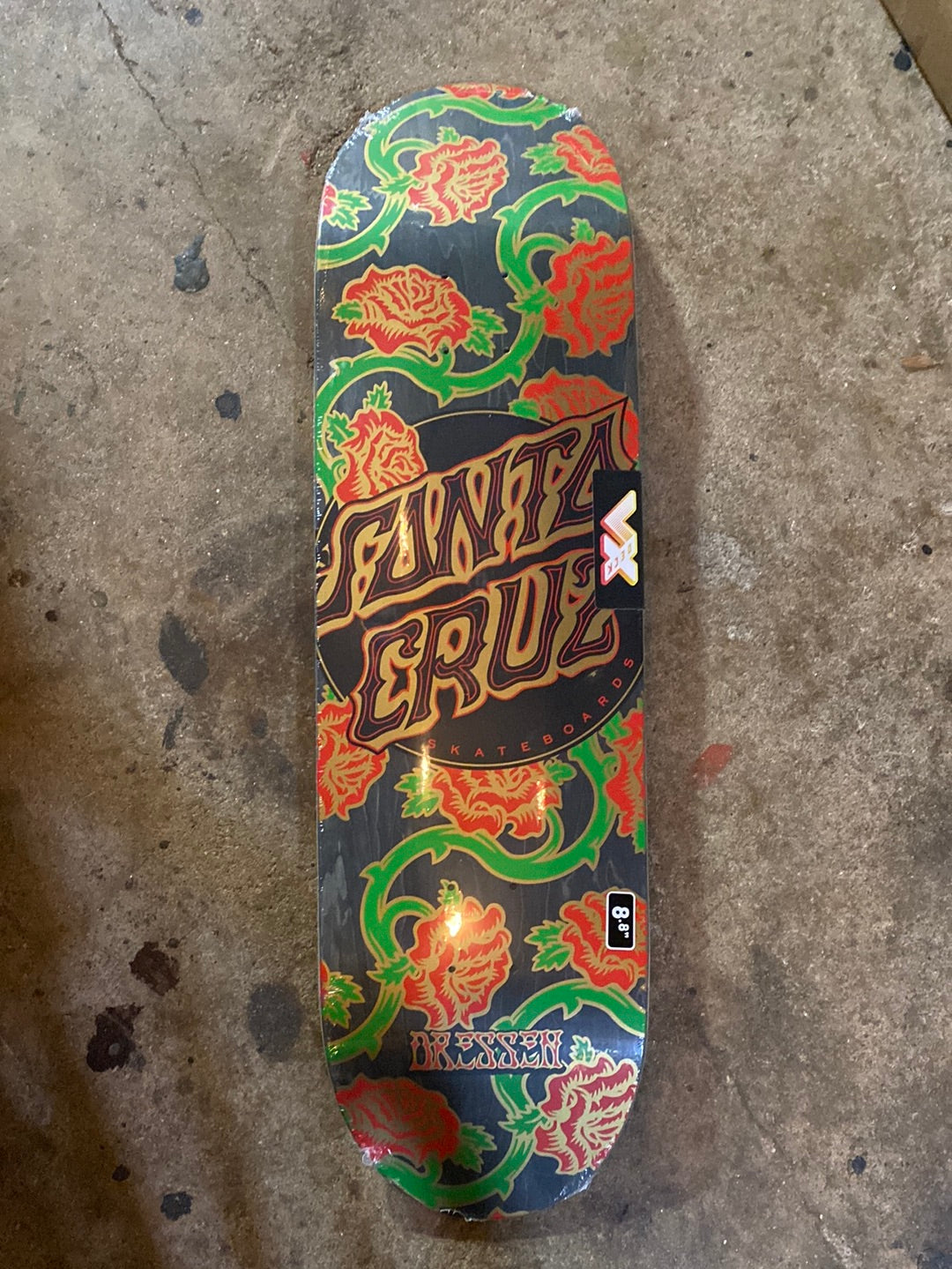 Santa Cruz Dressen Roses VX Deck 8.80