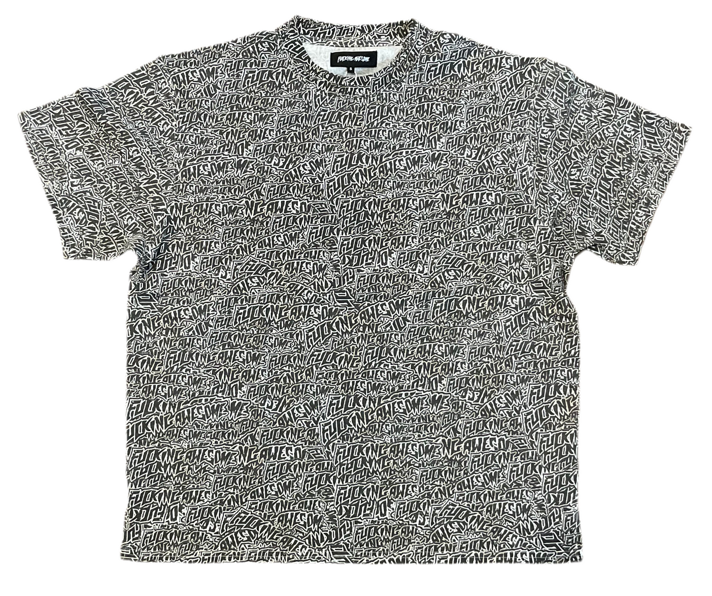 Fucking Awesome Burnt Sticker Stamp Tee