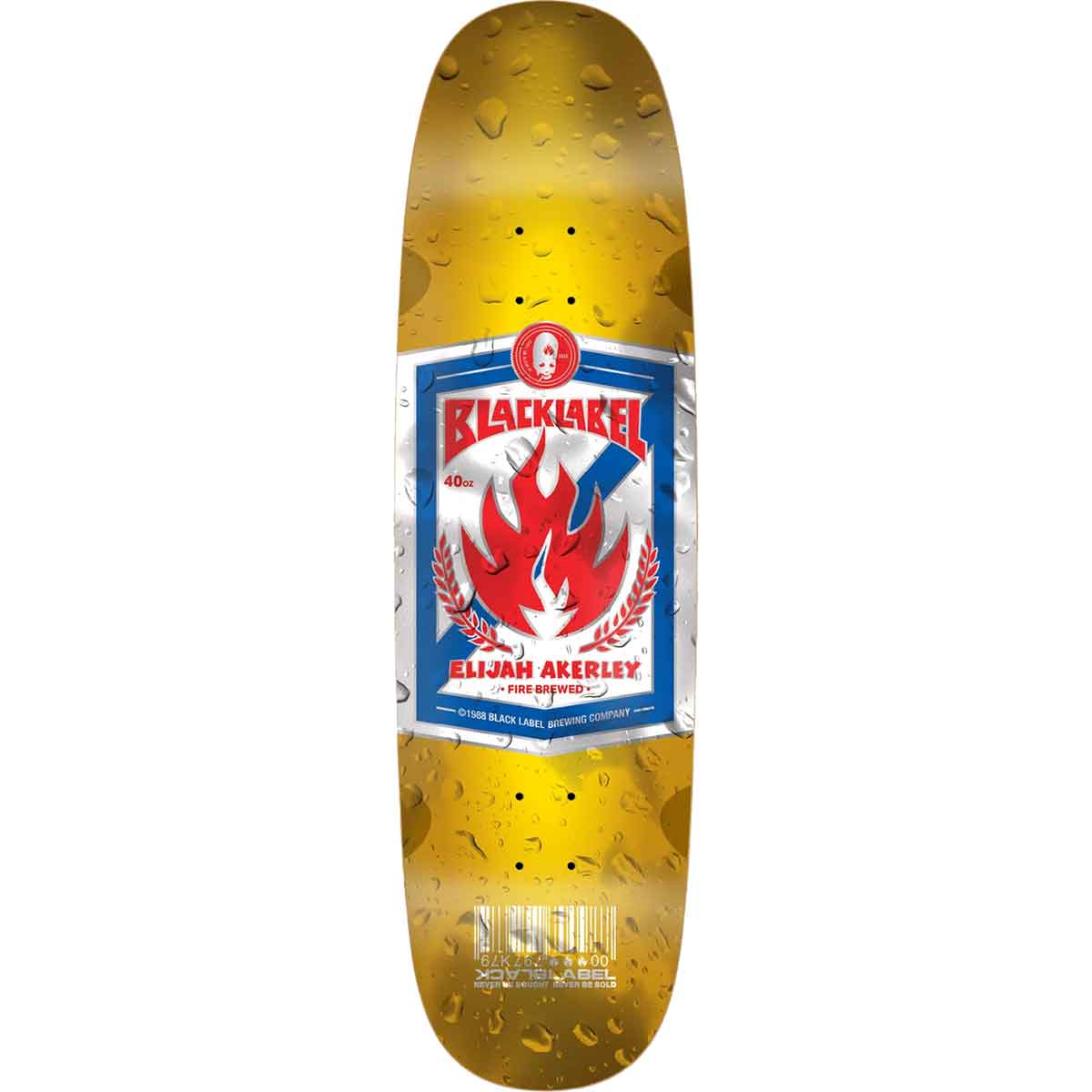 Black Label 40oz Spider Egg Shape Deck