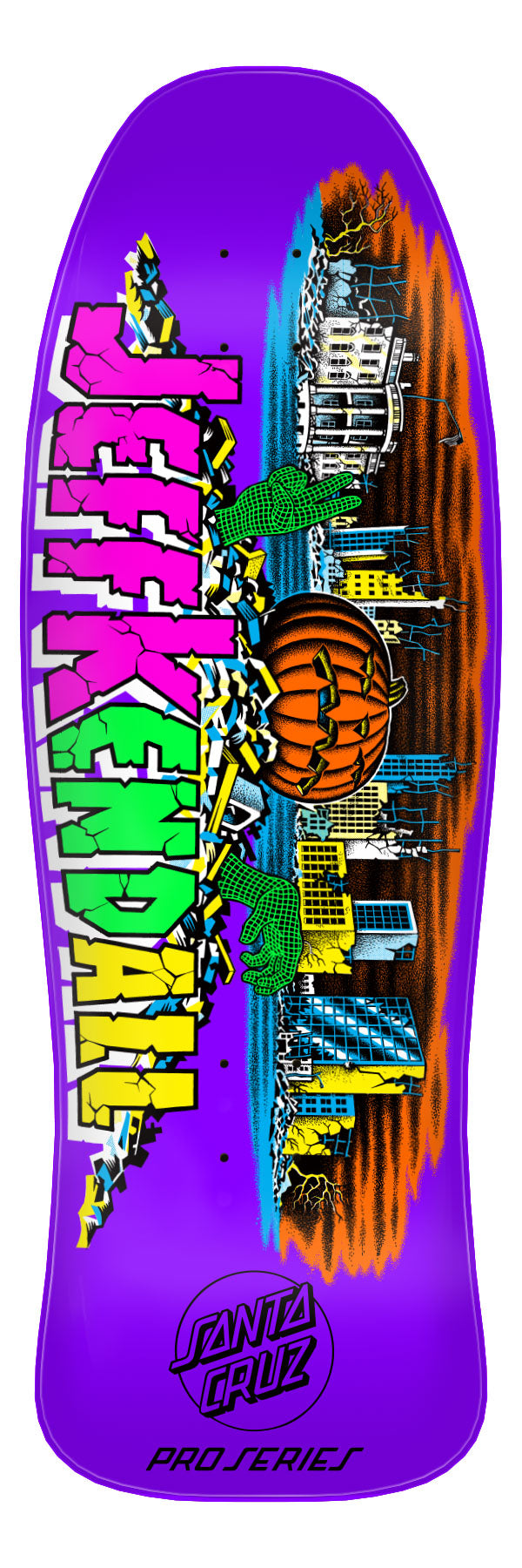 Santa Cruz Jeff Kendall Pumpkin Re Issue Deck 10”