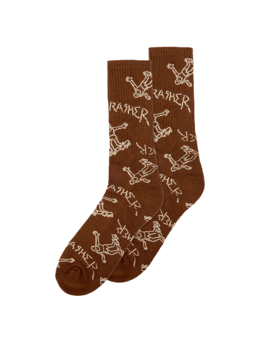 THRASHER GONZ Crew Socks