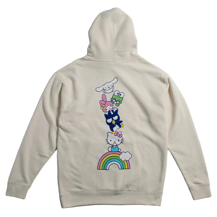 Girl Rainbow Stacked Hoodie