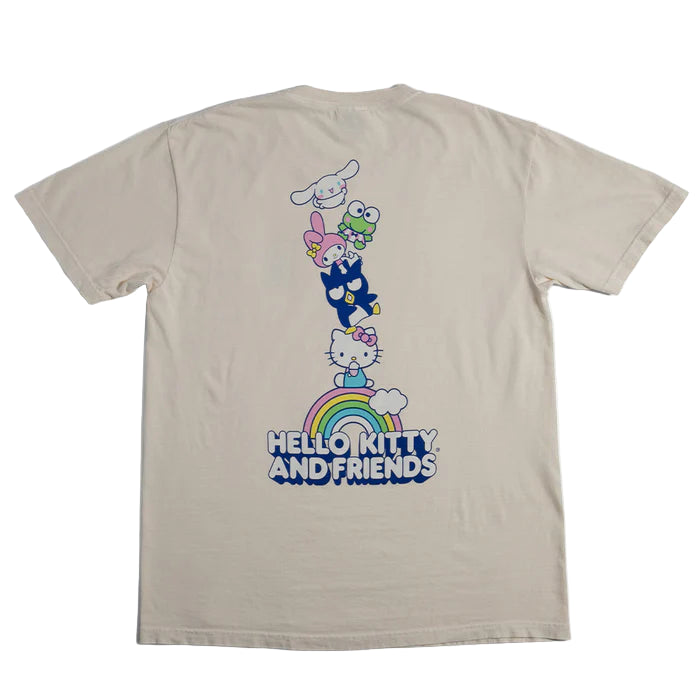 Girl Rainbow Stacked Tee
