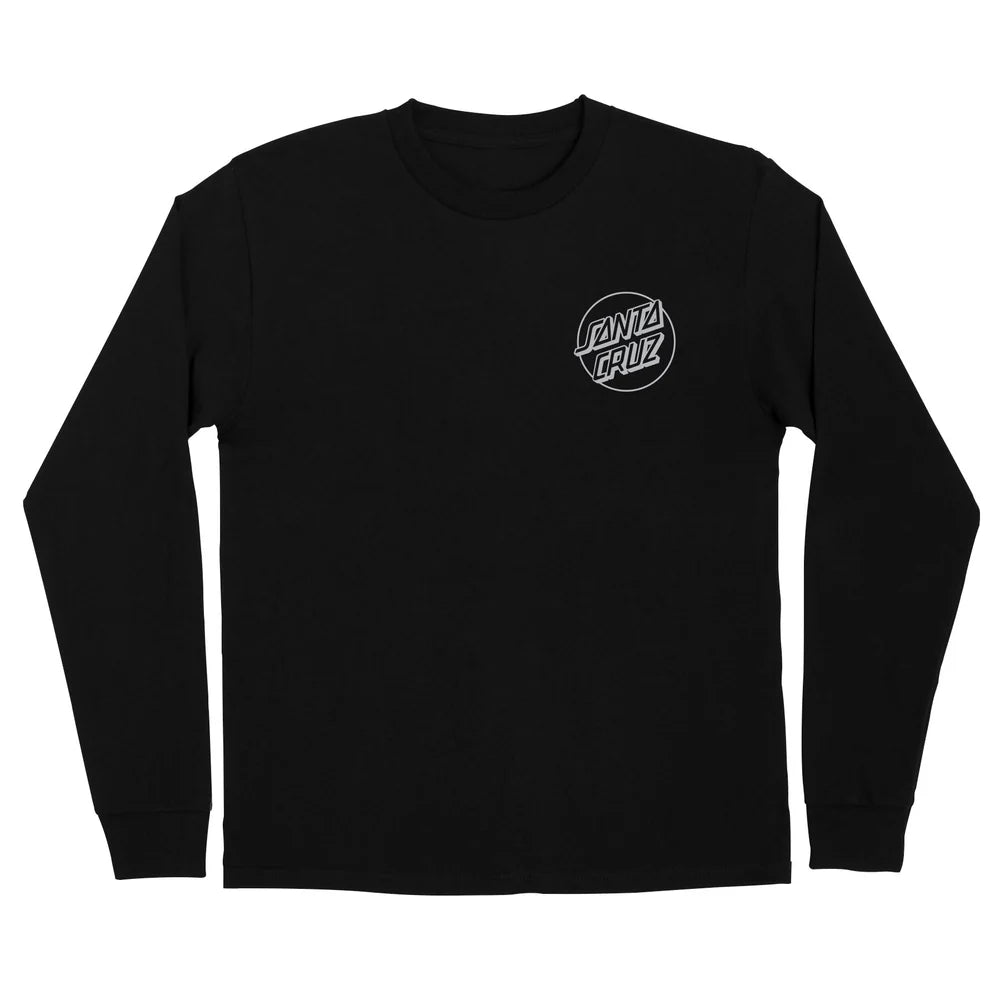 SANTA CRUZ Kendall Atomic L/S Mid weight Tee Black