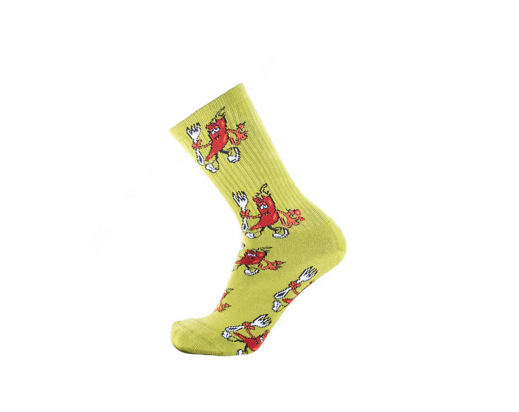 PSOCKADELIC Hot Hell Socks