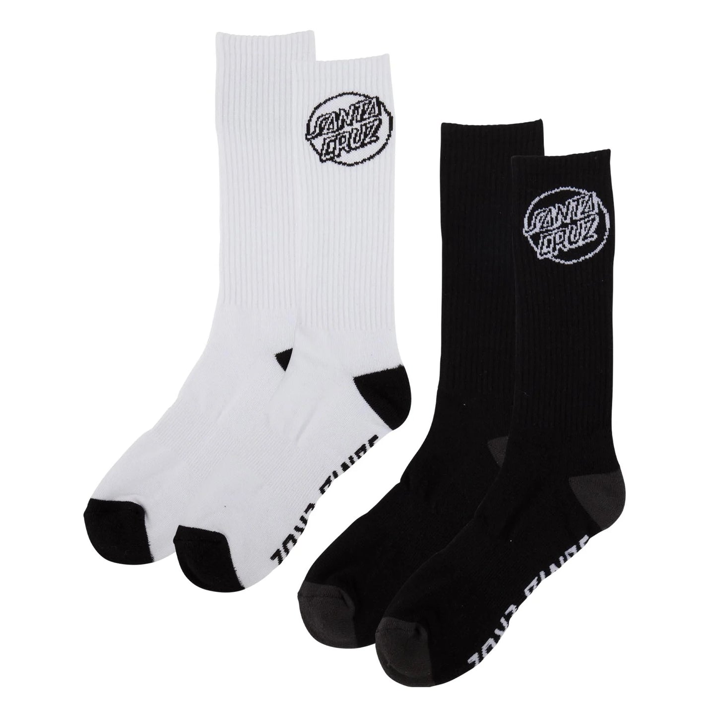 SANTA CRUZ Opus Strip Crew Socks
