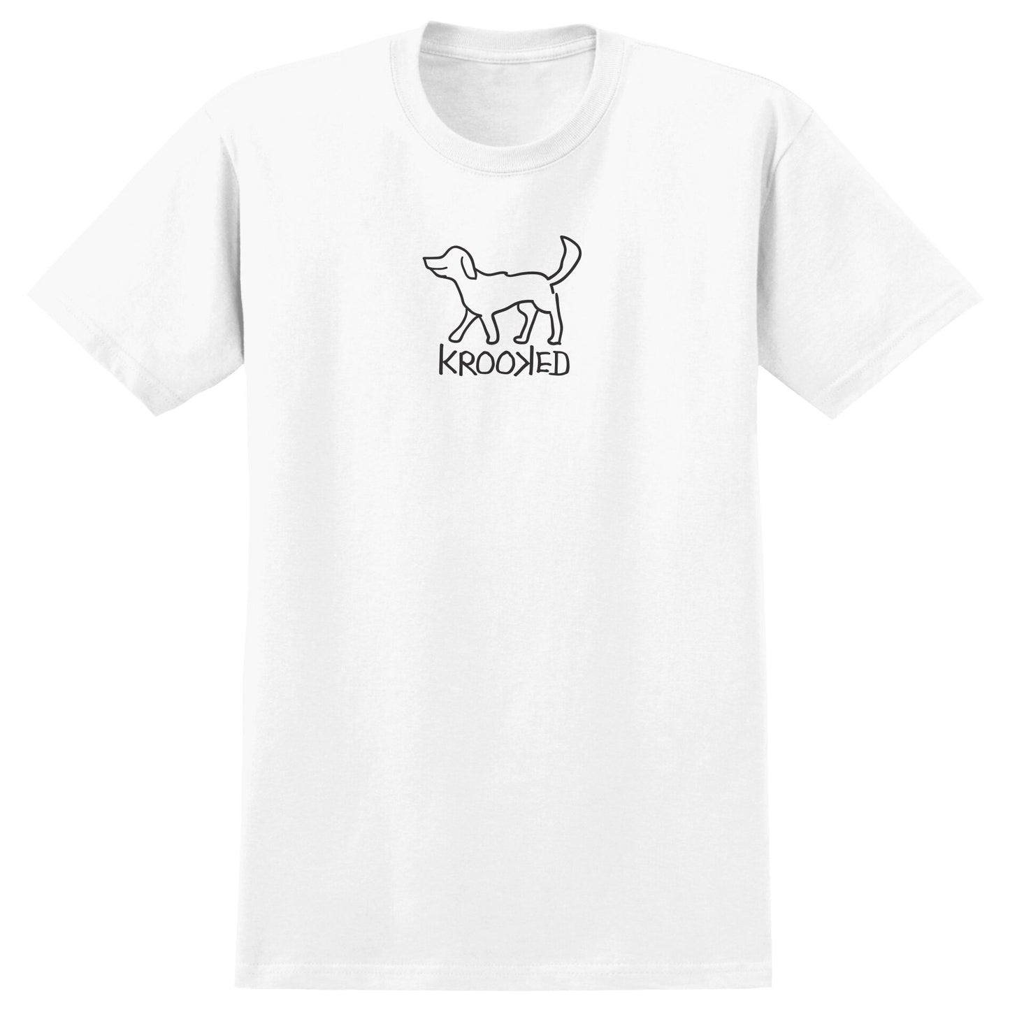 KROOKED El Perro White/Black S/S Tee