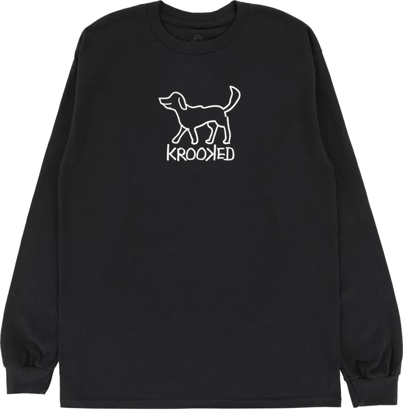 KROOKED El Perro Black L/S Tee