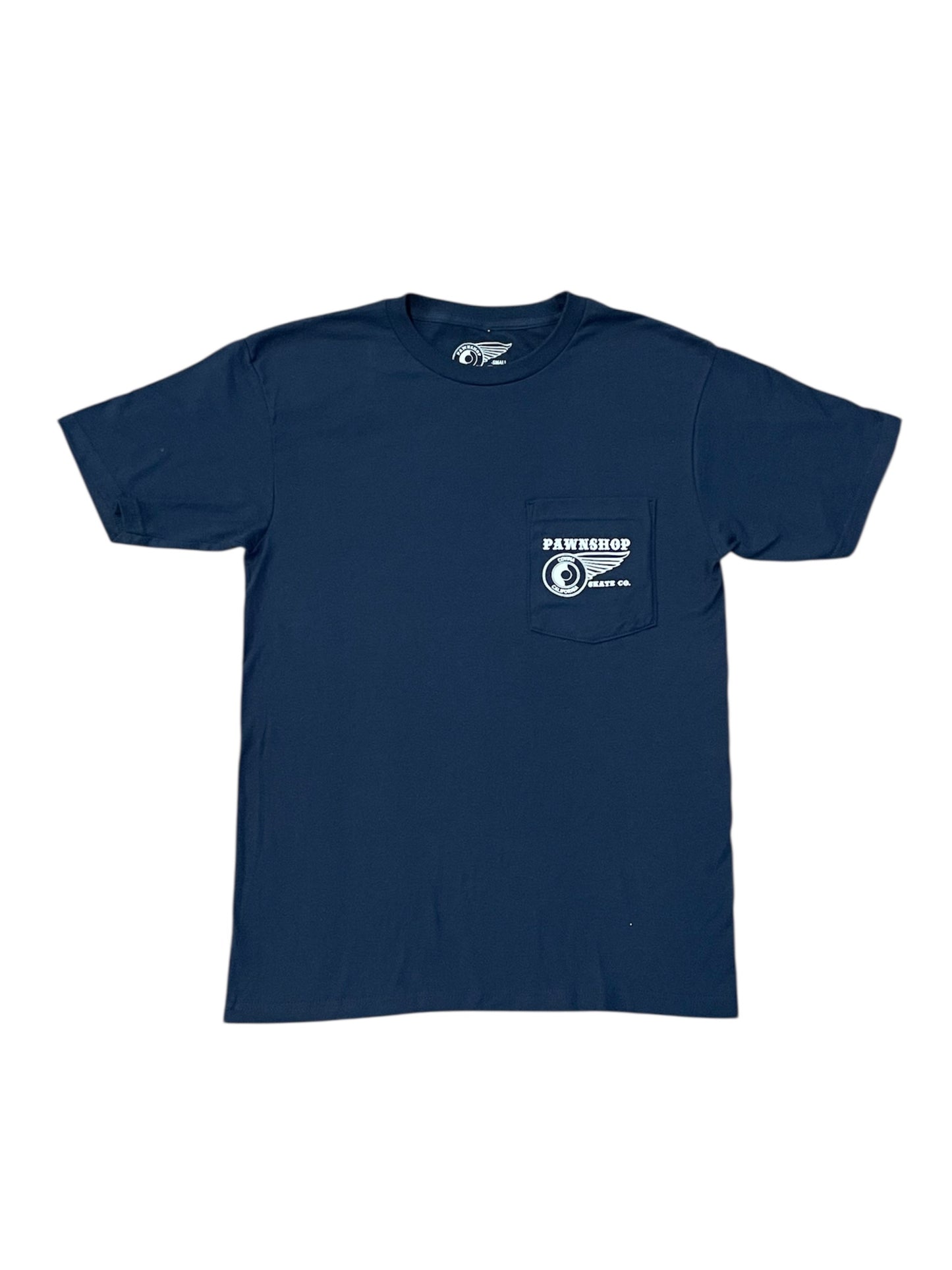 PAWNSHOP Wing and Wheel Pocket Tee