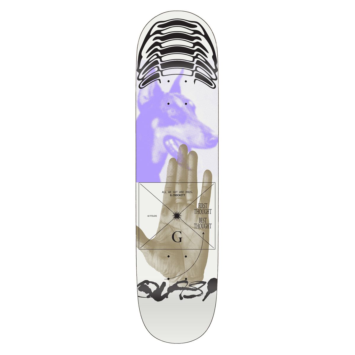 Quasi Crockett ‘Thoughts’ Deck 8.5
