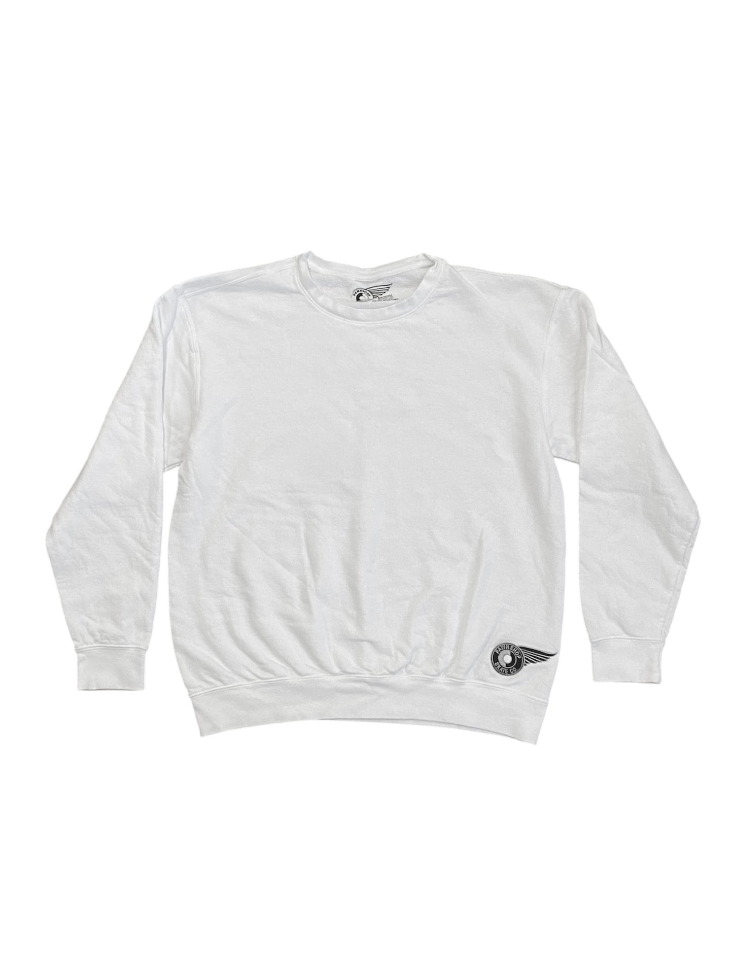 Pawnshop Embroidered Wing & Wheel Crewneck
