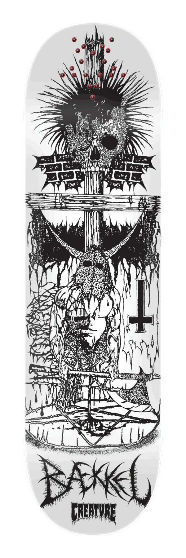 Creature Baekel BLKMTL Deck 8.6