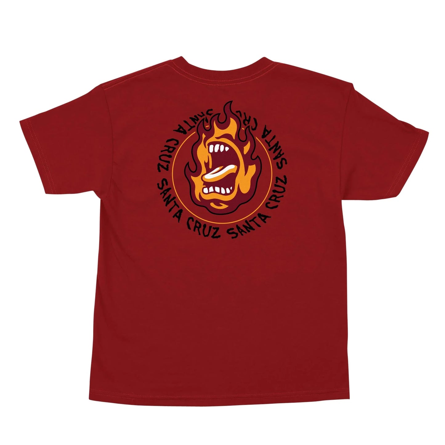 Santa Cruz Ringed Screaming Flame Youth Tee