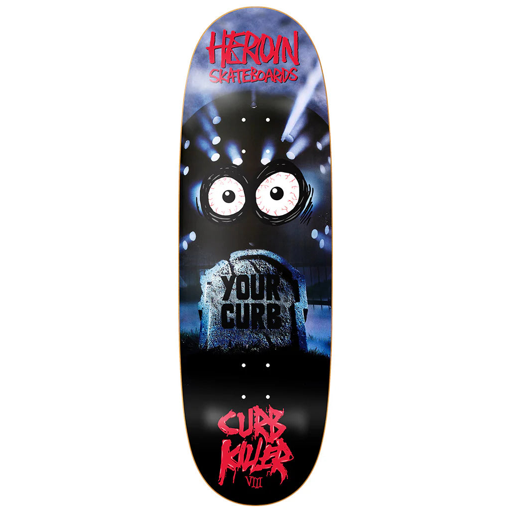 Heroin Skateboards Curb Killer 8 Deck 10.0