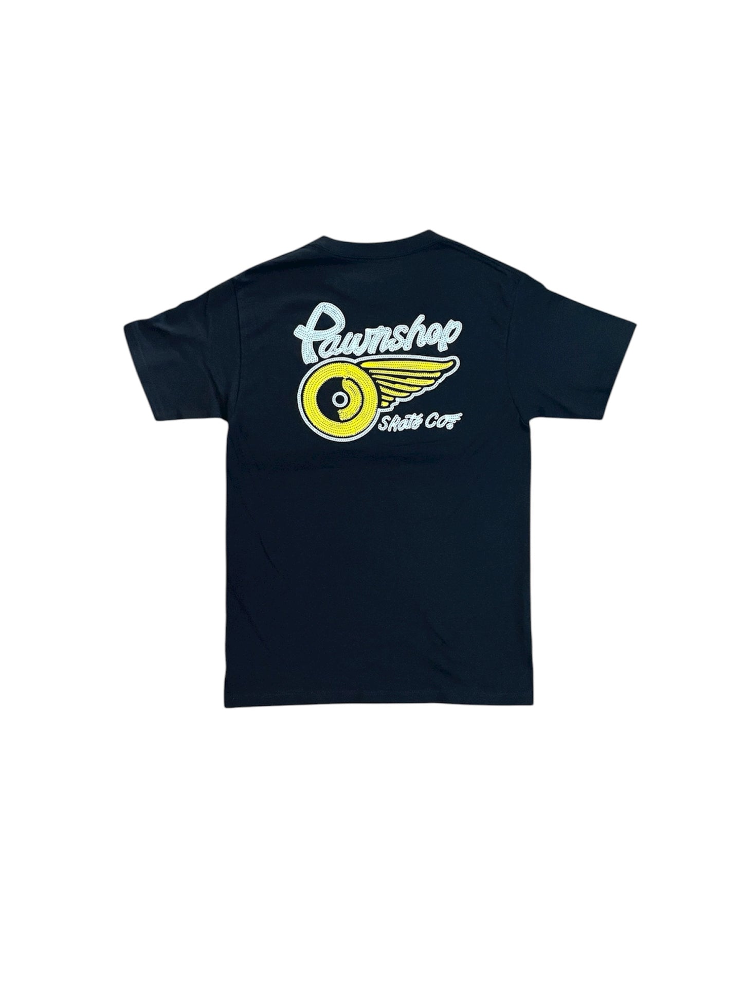 Pawnshop Chain Stitch Wing & Wheel Tee