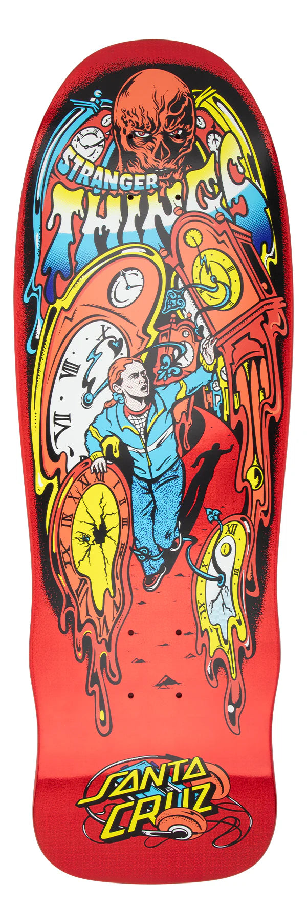 Santa Cruz Stranger Things Grabke Max Melting Clock Deck