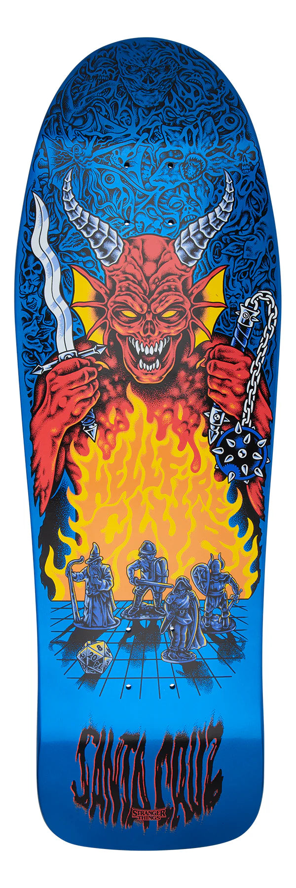 Santa Cruz Stranger Things Knox Hellfire Pit Deck