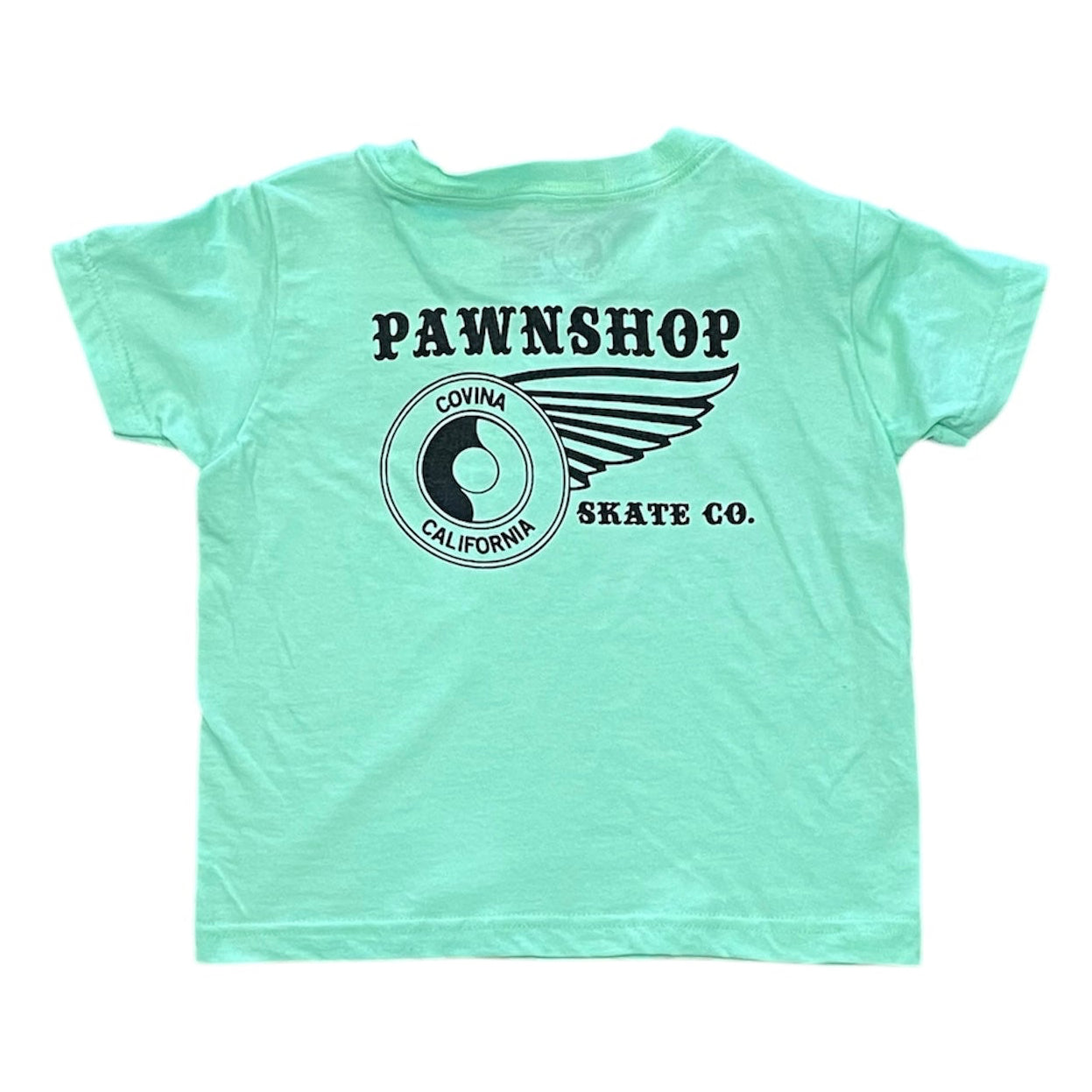 Pawnshop Wing and Wheel Tee light Green (Youth)