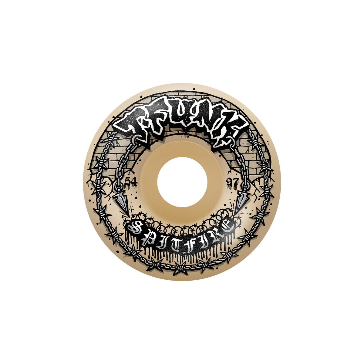 Spitfire Formula 4 Radial Full 97 T Funk Raw Wheels