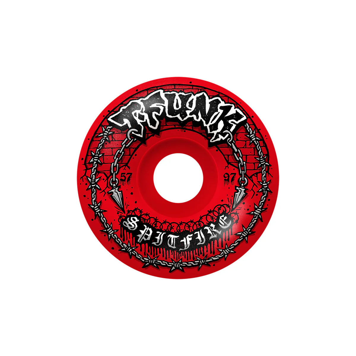 Spitfire Formula 4 Radial Full 97 T Funk Raw Wheels