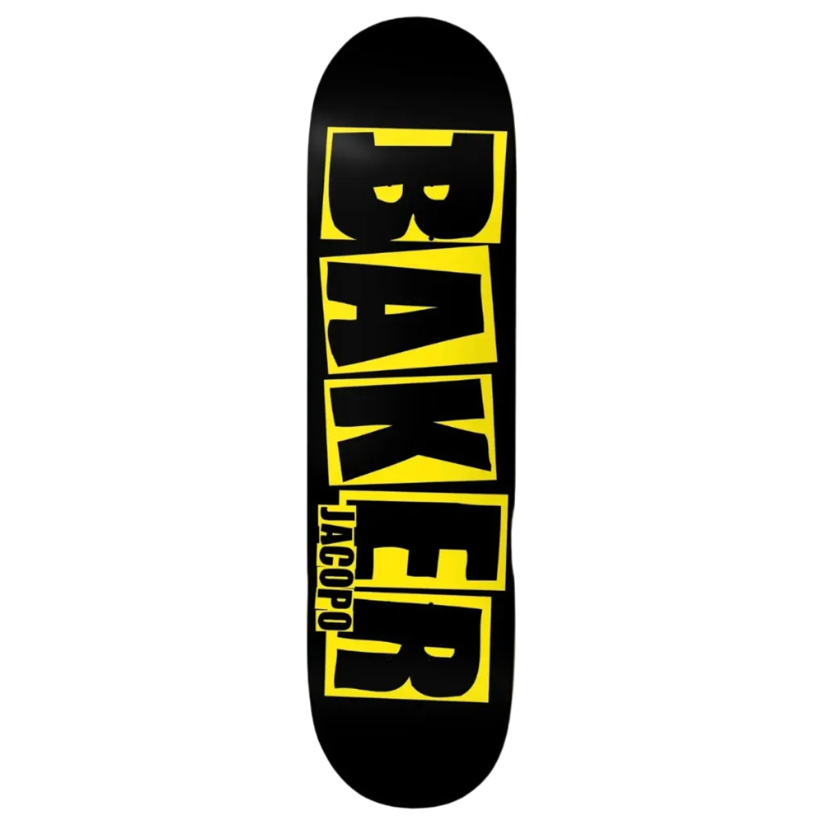 Baker Skateboards Jacopo Danger YLW Logo Deck 8.0