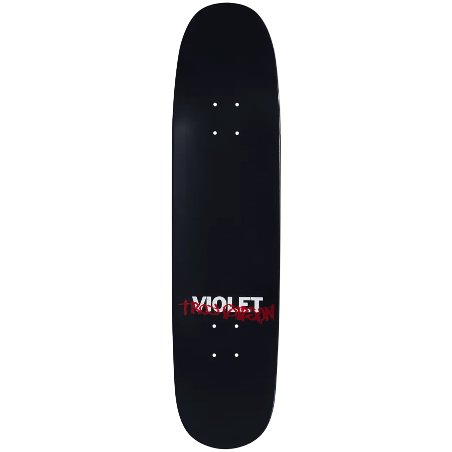 Violet Fireworks Troy Gipson Shaped Deck 8.0