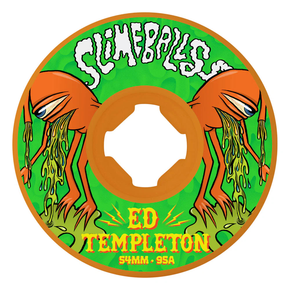 Santa Cruz Ed Templeton Vomit Mini Orange Hardline Wheels