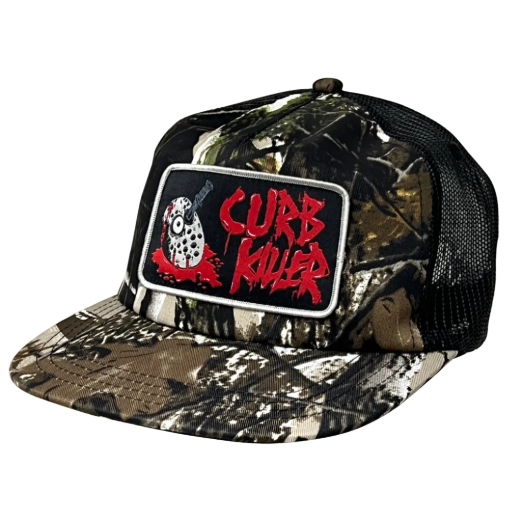 Heroin Skateboards Curb Killer Trucker Snapback Hat