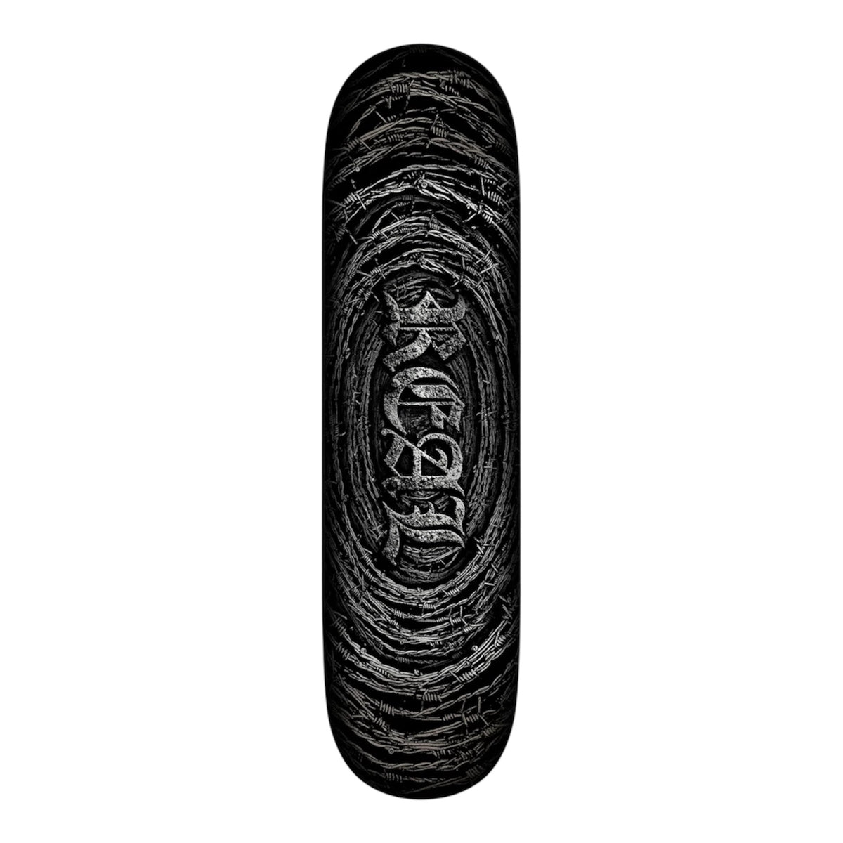 Real Barbed Wire Oval Deck