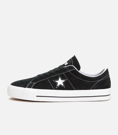Converse One Star Pro Ox (Black/Black/White)