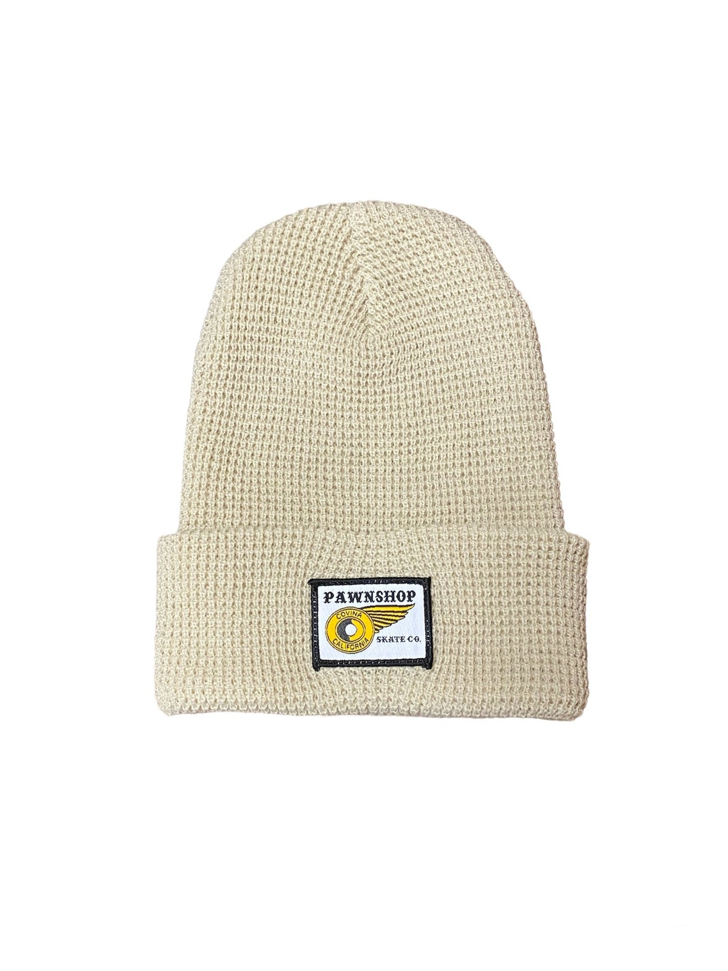 Pawnshop Wing and Wheel Knitted Cuff Beanie