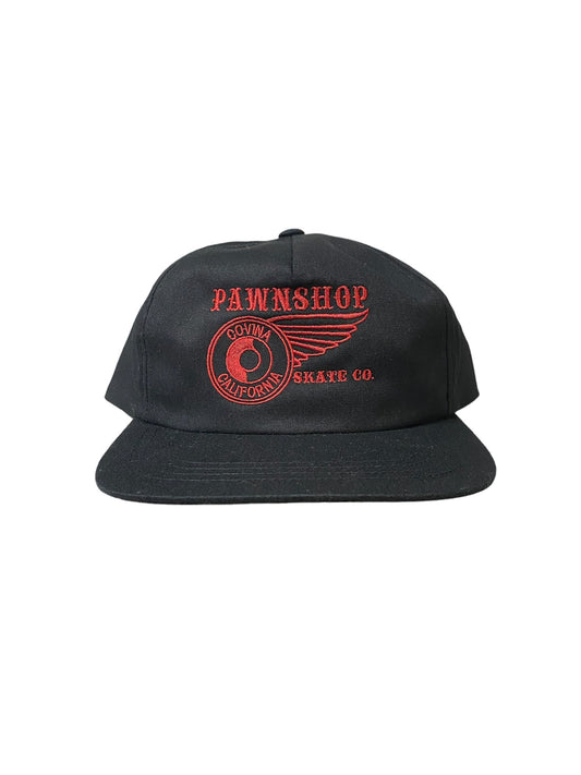 Pawnshop W&W Embroidered Deconstructed Hat (BLACK)