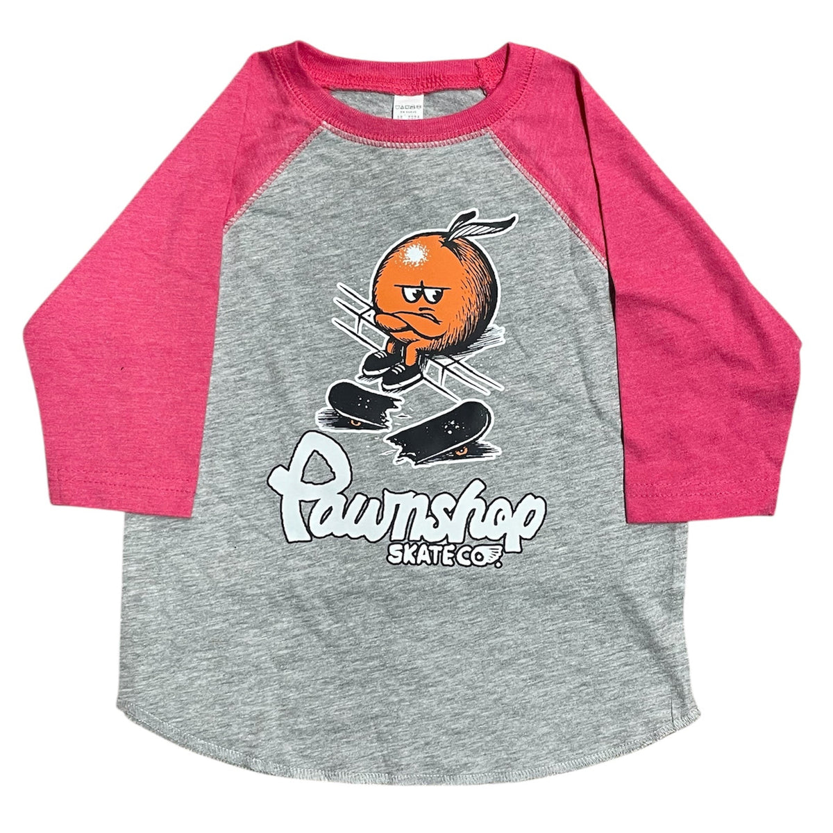Pawnshop Orange Dude Baseball Tee (Toddler)