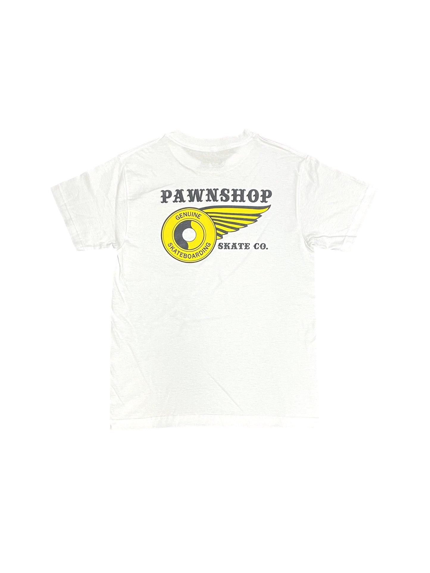 Pawnshop Genuine OG Wing & Wheel S/S Tee White