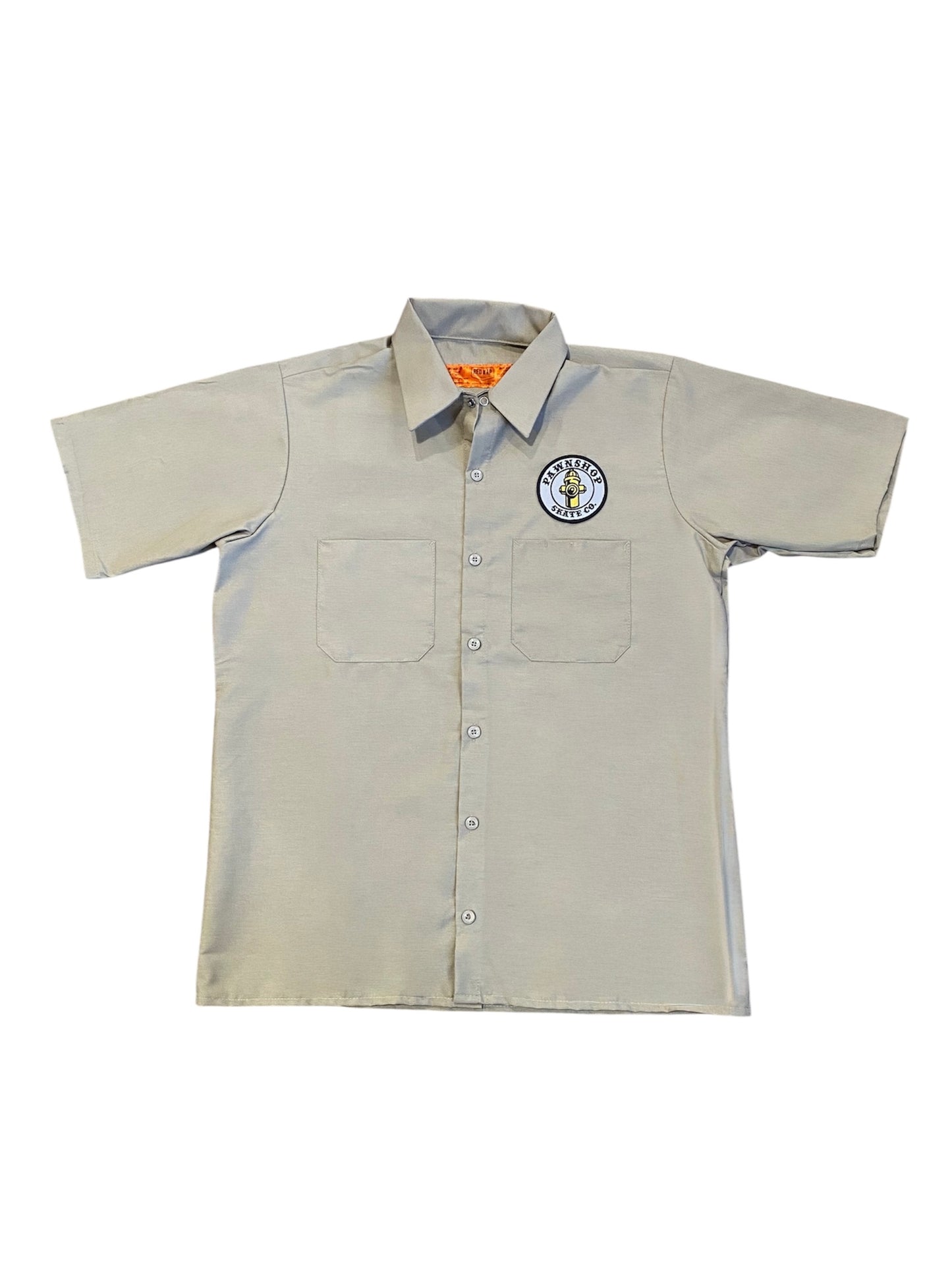 Pawnshop Work Wear Button Up Shirt (Hydrant Patch)