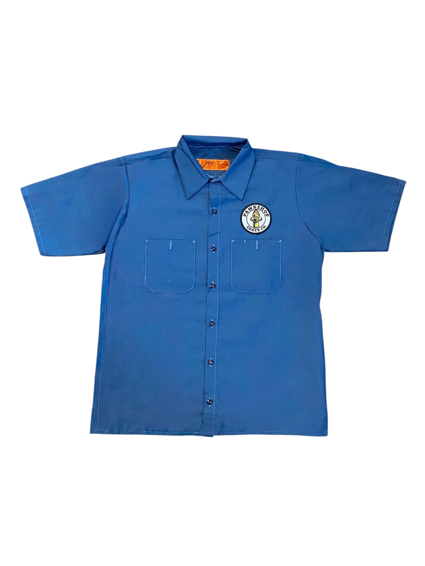 Pawnshop Work Wear Button Up Shirt (Hydrant Patch)