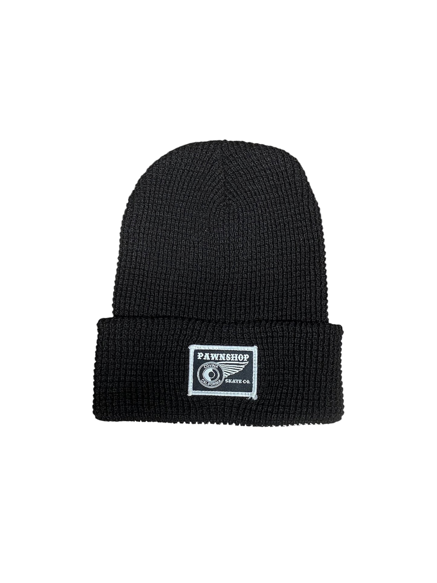 Pawnshop Small W&W Patch Ribbed Beanie