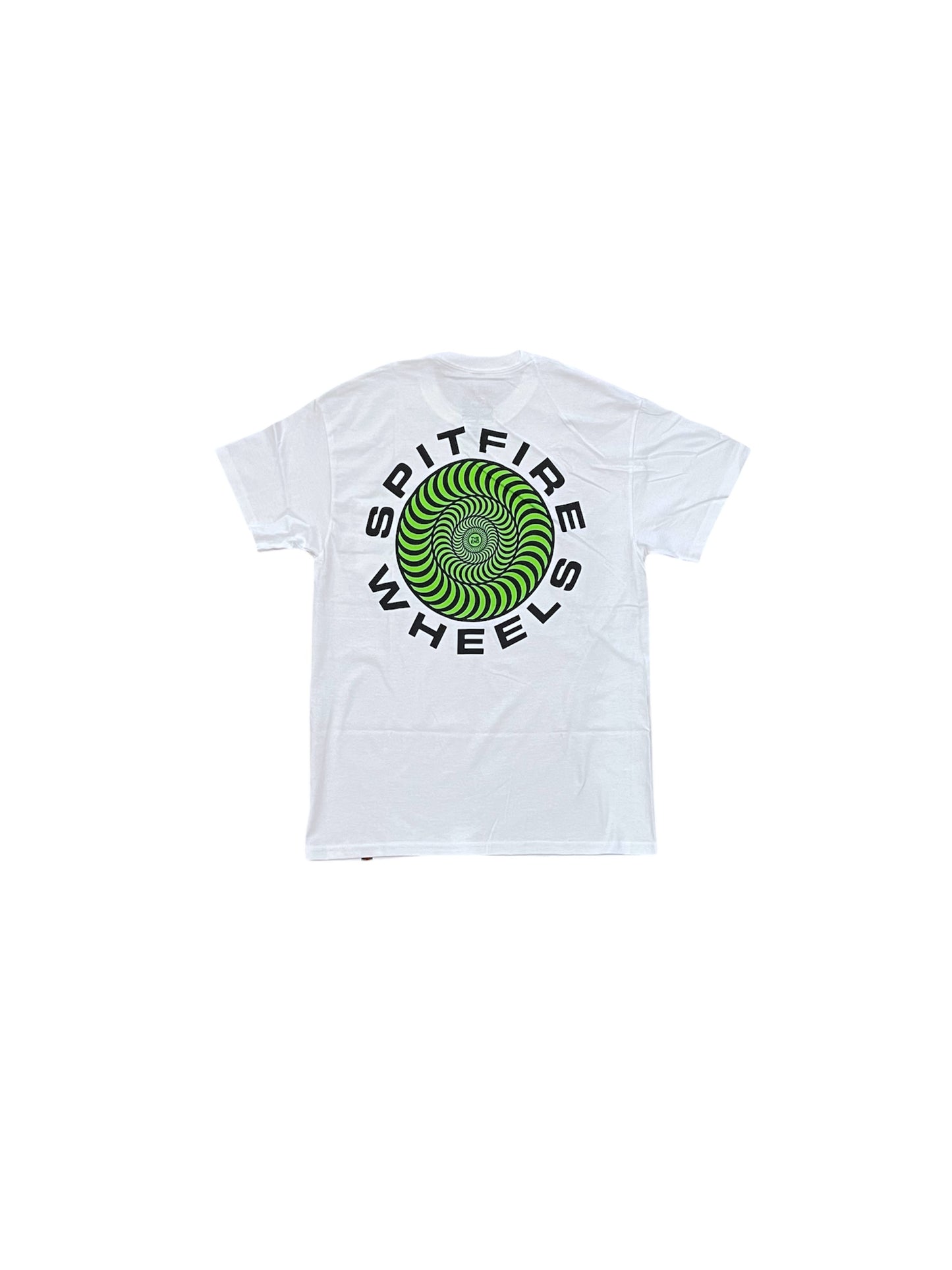 Spitfire Classic '87 Swirl S/S Pocket Tee (White/Green)
