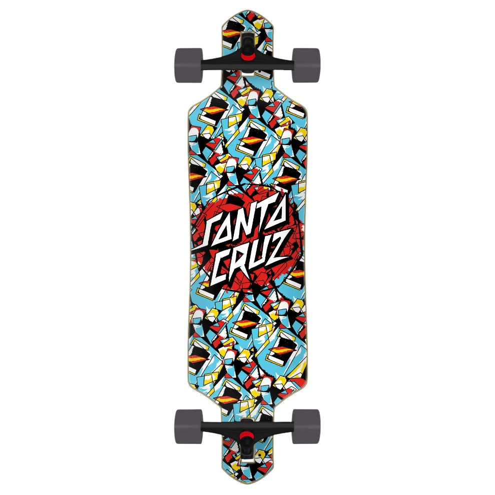 Santa Cruz Screaming Scratched Hand Dot LongBoard Complete