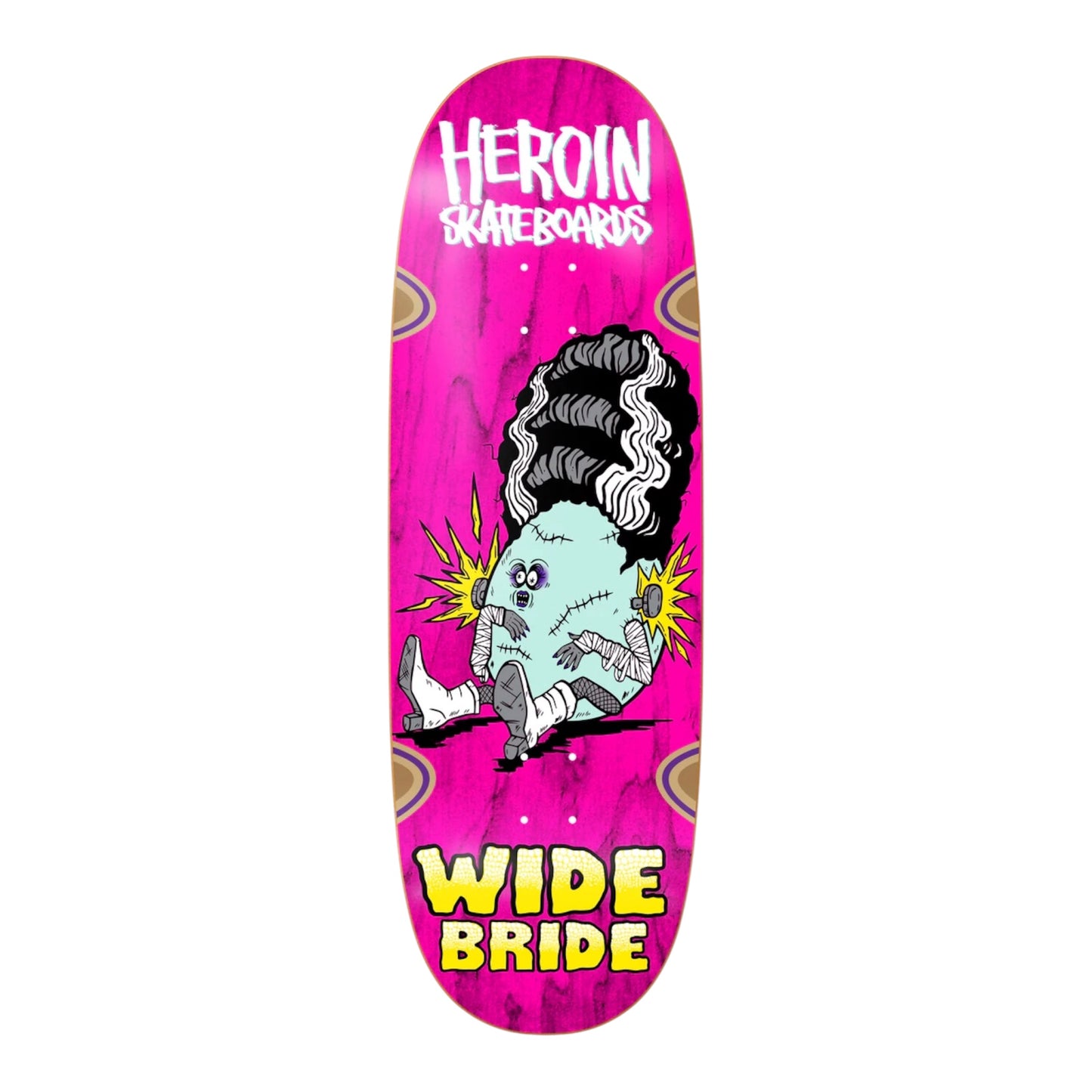 Heroin Skateboards Wide Bride Deck 10.4