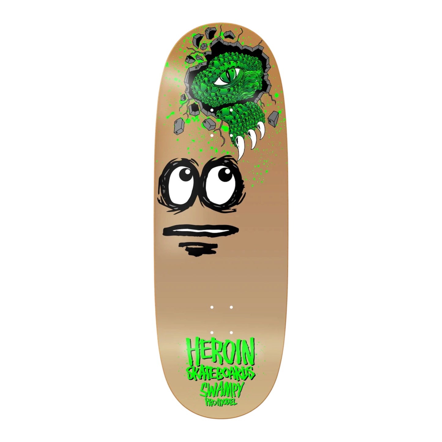 Heroin Skateboards Swampy Egg Deck 11.0