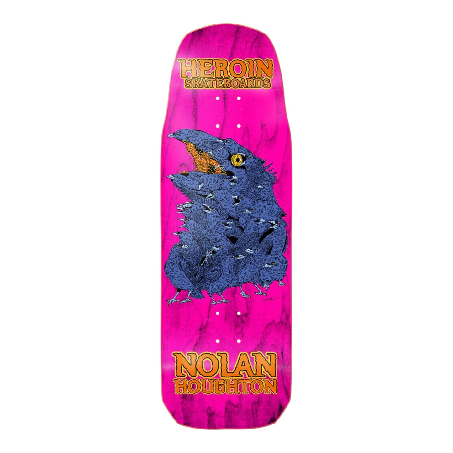Heroin Skateboards Nolan Houghton Crow Deck 9.9