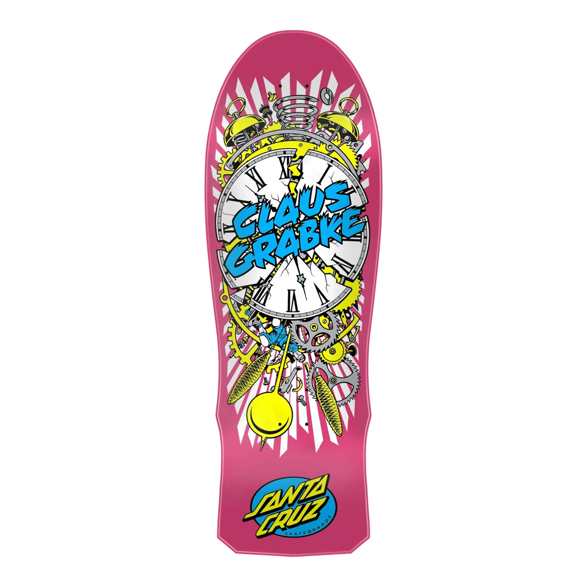Santa Cruz Grabke Exploding Clock Reissue Deck